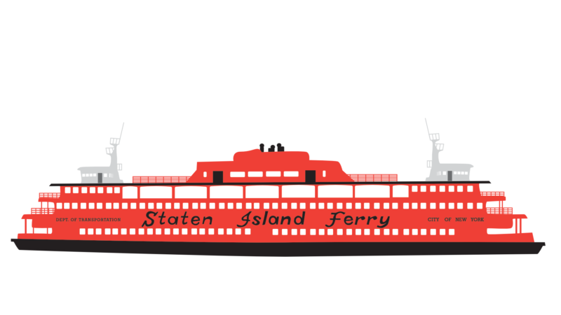 Staten Island Ferry illustration